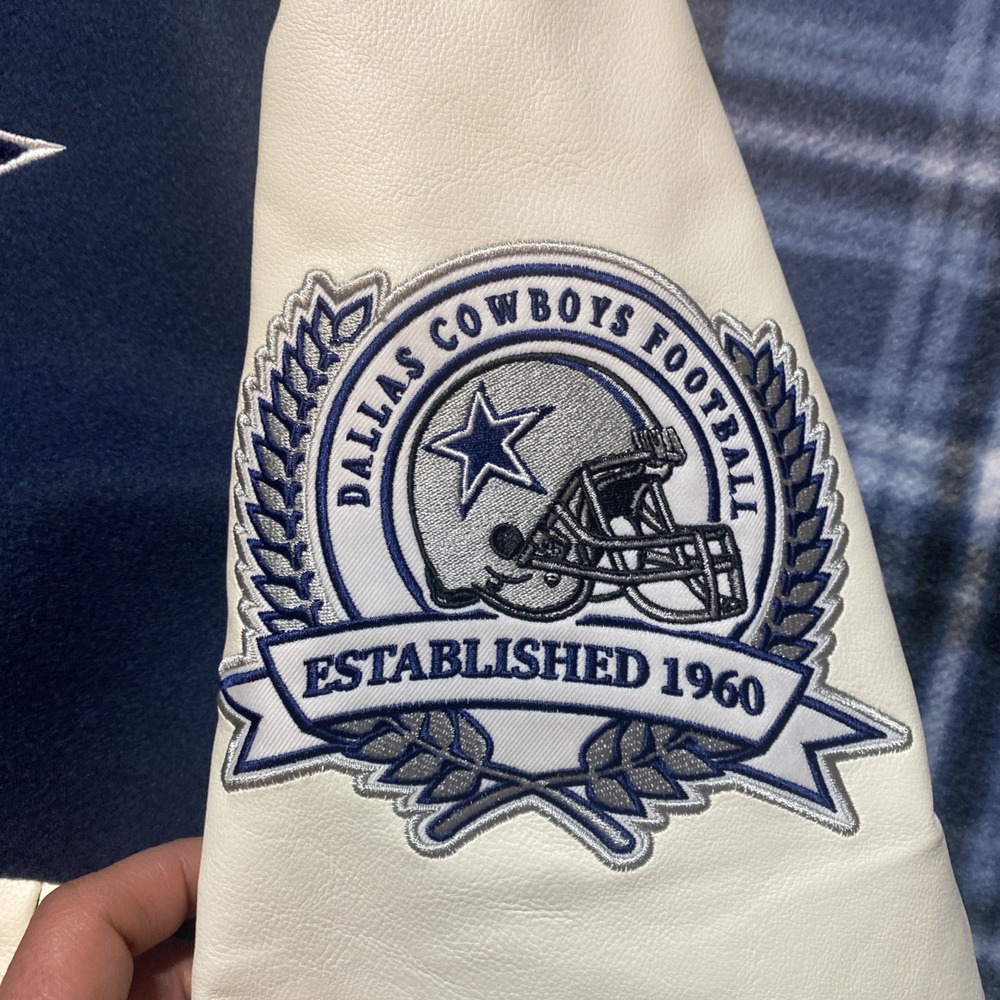 Ultra Game Dallas Cowboys Letterman Varsity Jacket Size Medium NWT - Picture 3 of 8